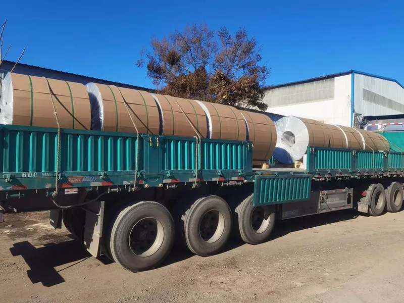 1060 aluminum coil export packaging with wooden pallet waterproof protection