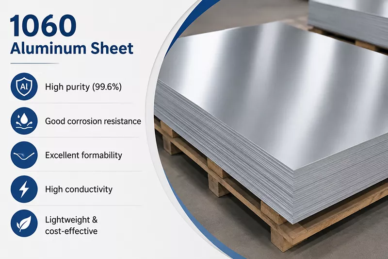 key features of 1060 aluminum sheet