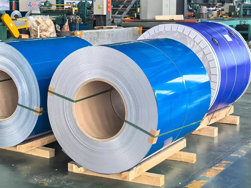 1060 color coated aluminum coil with painted protective surface finish