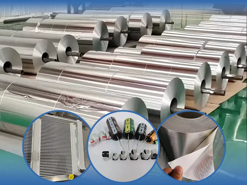 1100 aluminum foil applications for capacitor electrical, thermal management and laminated materials