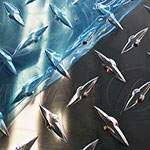 .063 (1/16) thick - Extra Wide 2mm aluminium checker plate 3003