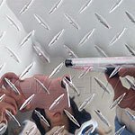 .250 (1/4) thick 2mm aluminium checker plate 3003