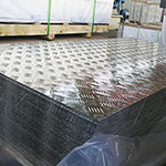 .125 (1/8) thick - Extra Wide 2mm aluminium checker plate 3003 H22