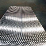 0.19 2mm aluminium checker plate 4017
