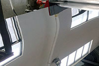 438mm x 48mm x 3mm aluminium reflector sheet