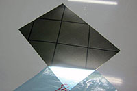 1000mm x 500mm x 0.5mm aluminium reflector sheet