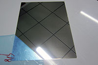 250mm x 250mm x 0.5mm aluminium reflector sheet
