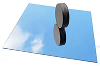 500mm x 250mm x 0.8mm aluminium reflector sheet