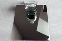 198mm x 39mm x 3mm aluminium reflector sheet