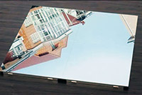 580mm x 48mm x 3mm aluminium reflector sheet
