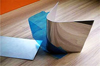 529mm x 40mm x 3mm aluminium reflector sheet
