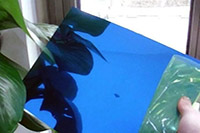 205mm x 48mm x 3mm aluminium reflector sheet