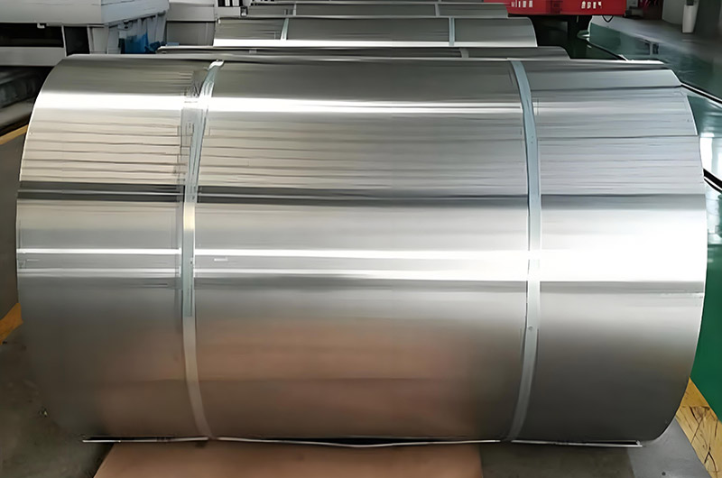Anodized aluminum coil