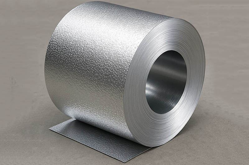 Embossed aluminum coil