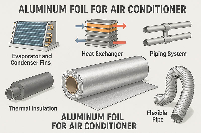 Application of Haomei Aluminum Foil in Air Conditioner System