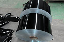 papel de aluminio negro