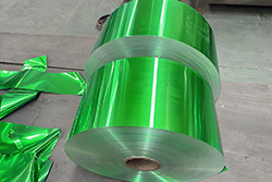 papel de aluminio verde