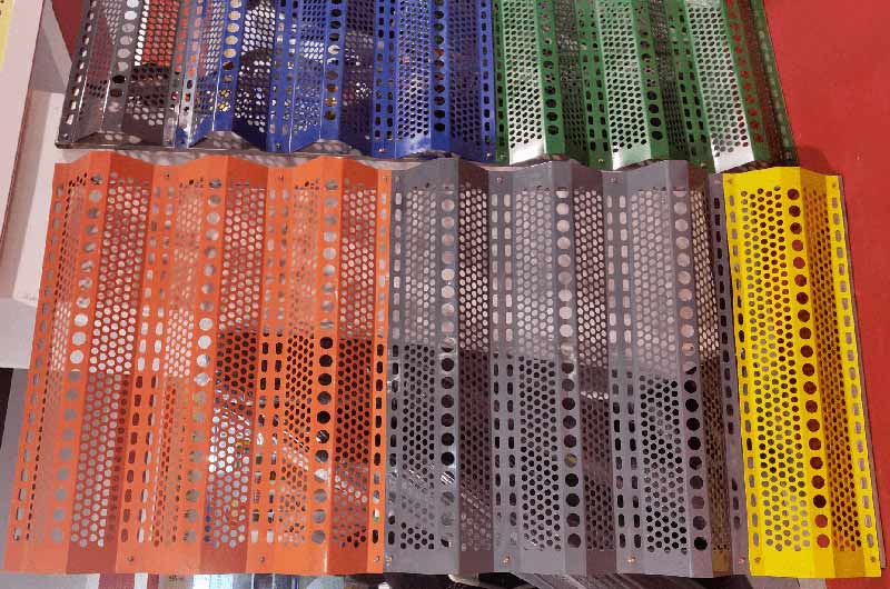Perforated Corrugated Aluminum Panels