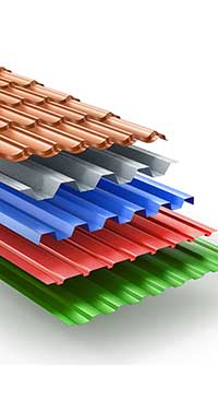 Coated aluminium roofing sheet