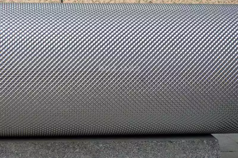 Hemispherical embossed aluminum sheet coil 