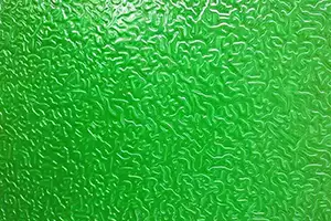 Green Embossed Aluminum Coil