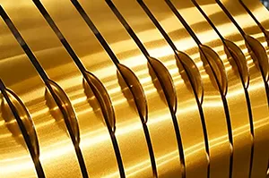 Aluminum gold strips
