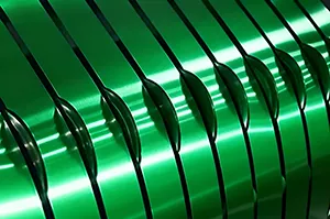 Green aluminum strip