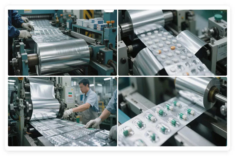 Folha de alumínio 8011 para embalagens farmacêuticas