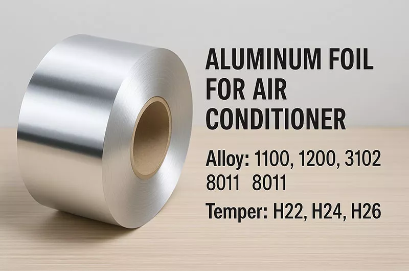 Folha de alumínio para ar condicionado