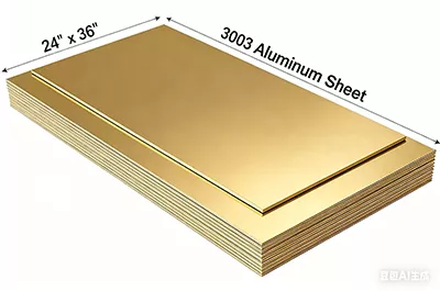 24 x 36 3003 Aluminum Sheet 24 x 36 3003 Aluminum Sheet