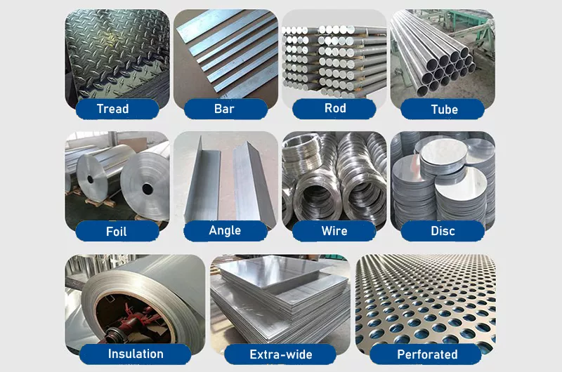 6082 T651 Product Forms