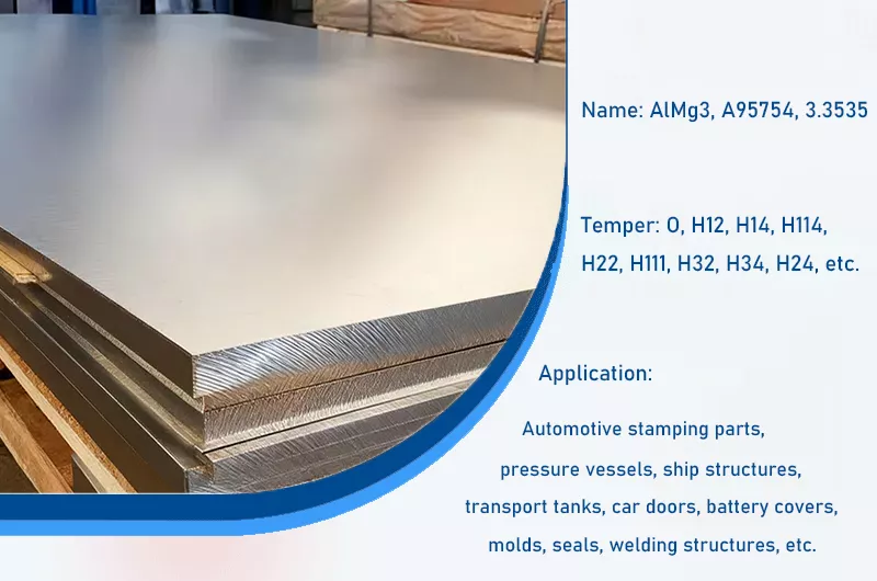 Алюминиевая пластина 5754