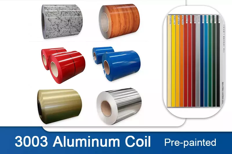 3003 pre-painted aluminum coil