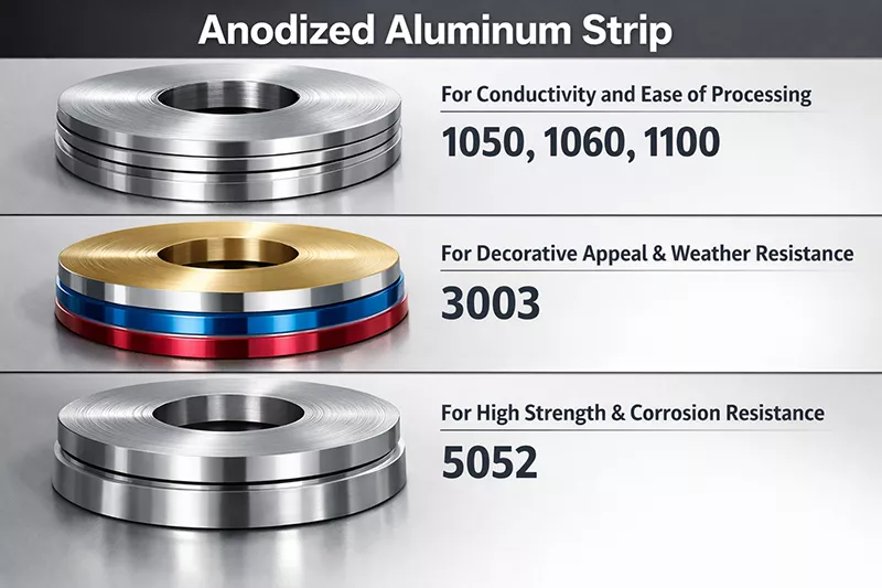 Anodized Aluminum Strip Alloys & Grades