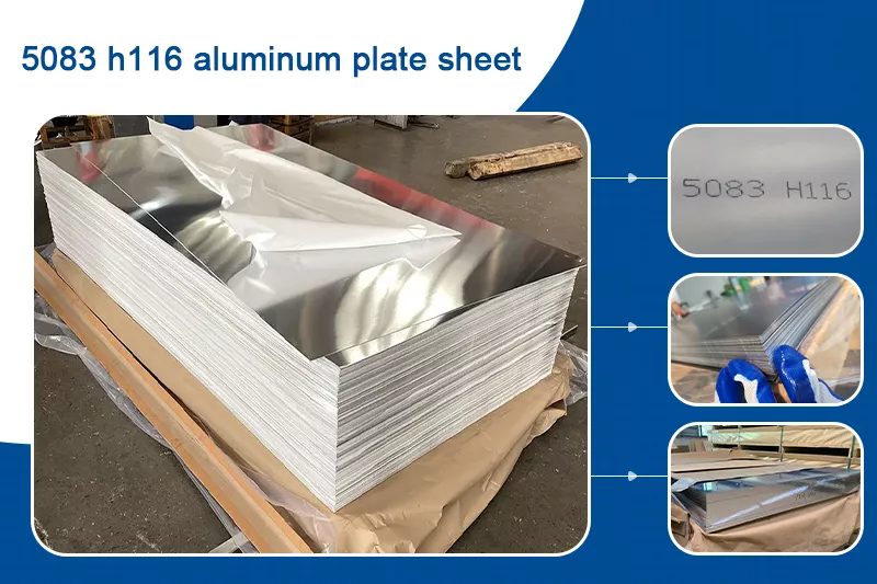 Lámina de placa de aluminio 5083 h116