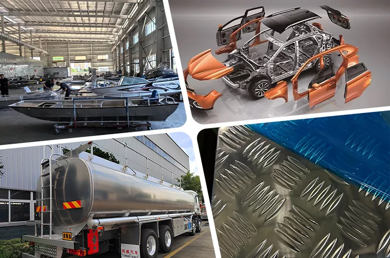 Aplicaciones de la placa de aluminio 5754