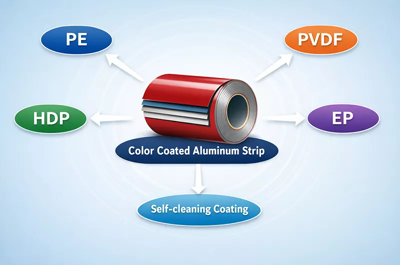 Coating Types of Color Coated Aluminum Strip