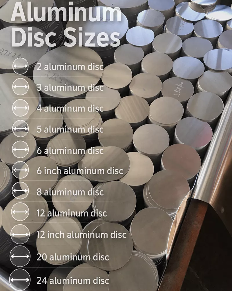 Common Aluminum Disc Sizes