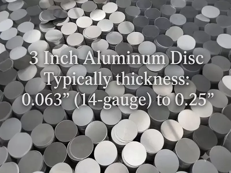 3 Inch Aluminum Disc