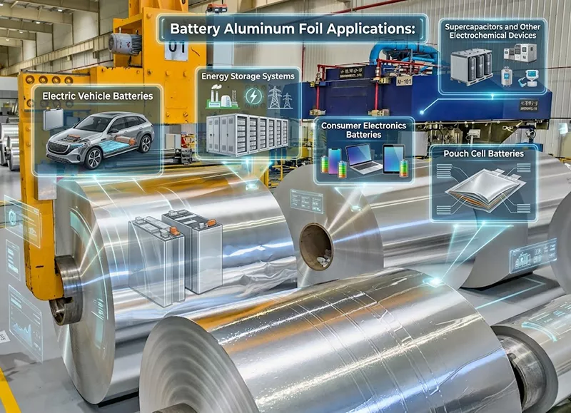 Applications of Battery Aluminum Foil