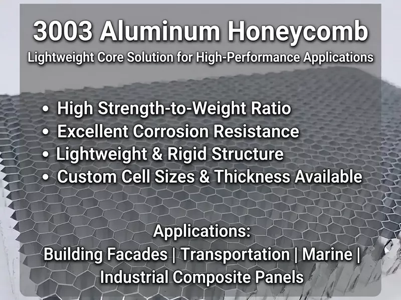 3003 Honeycomb Aluminum