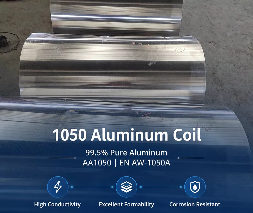 1050 aluminum coil with mill finish surface