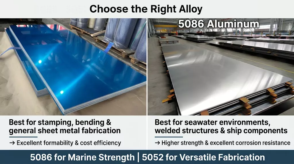 5086 Aluminum vs 5052