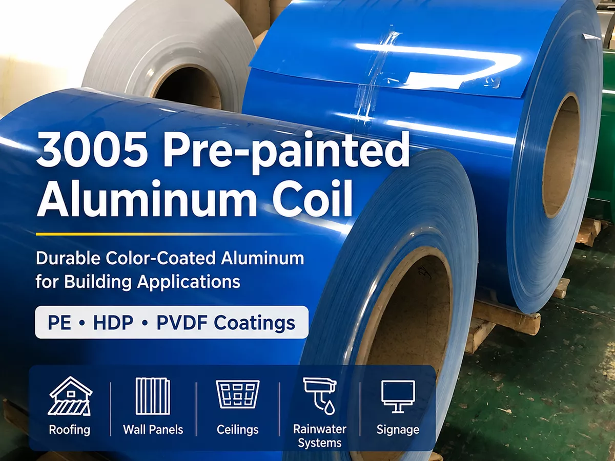 3005 color coated aluminum coil