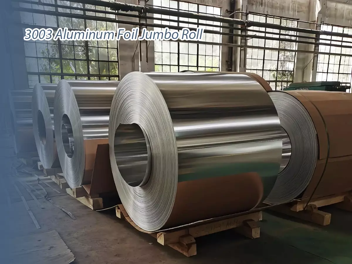 Rollo jumbo de papel de aluminio 3003