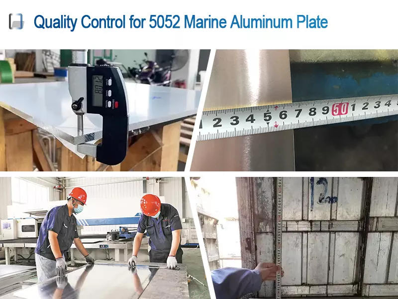 5052 marine aluminum plate quality control inspection