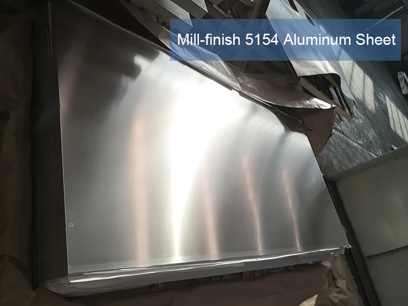 5154 aluminum sheet mill finish surface