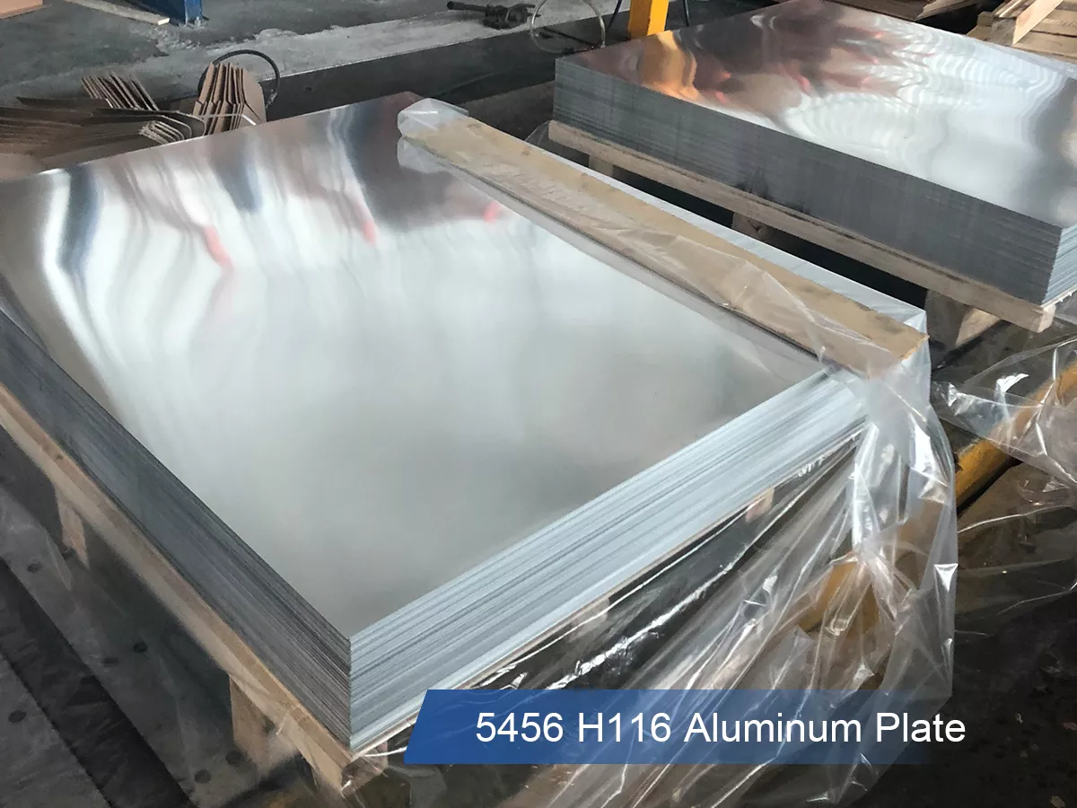 5456 H116 aluminum plate mill finish surface