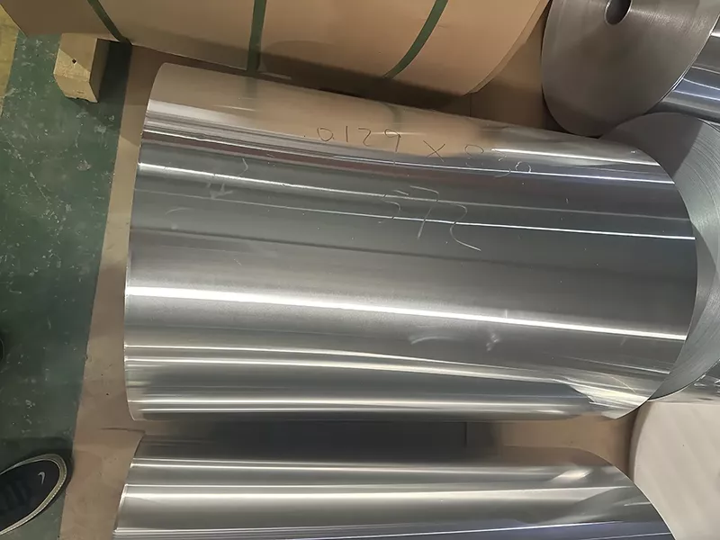 8011 Aluminum Foil sheet showing surface quality