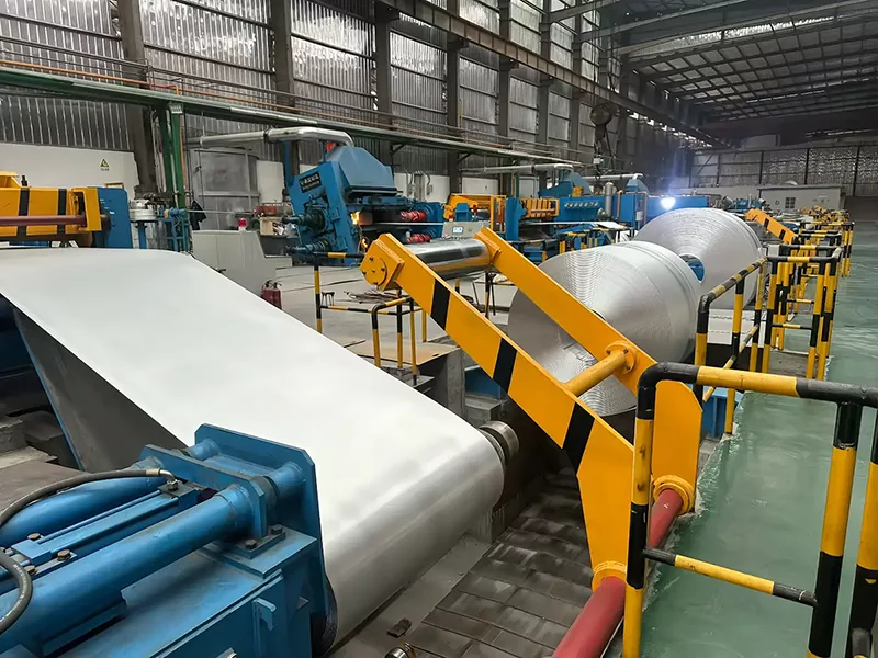 Aluminum foil material for induction seal liner production